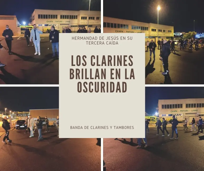 La banda de clarines y tambores de Jesús en su Tercera Caída