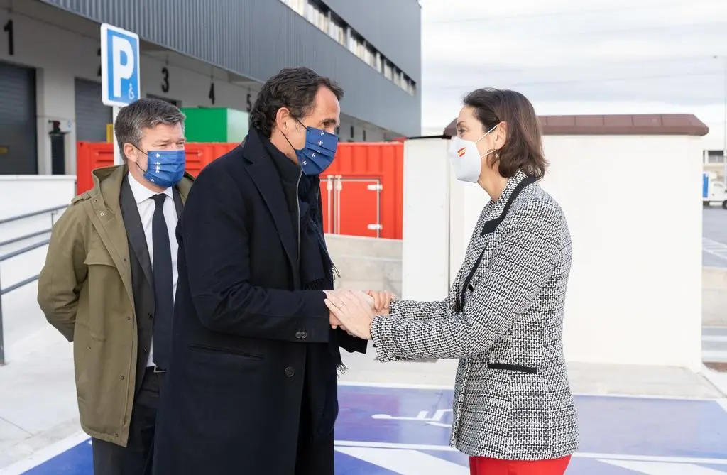 2 Alexandre Bompard,  Reyes Maroto y Alexandre de Palmas
