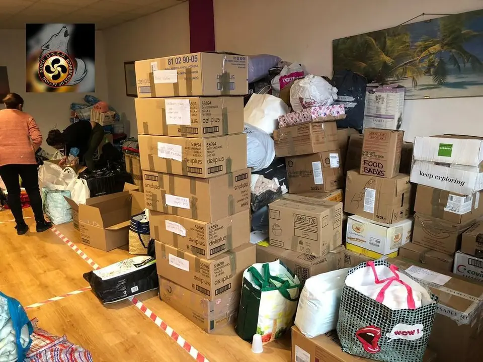 ucrania ayuda Zamora 1 cajas