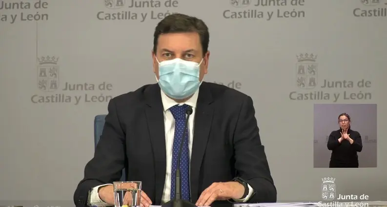 El consejero de Economía y Hacienda y portavoz en funciones, Carlos Fdez. Carriedo