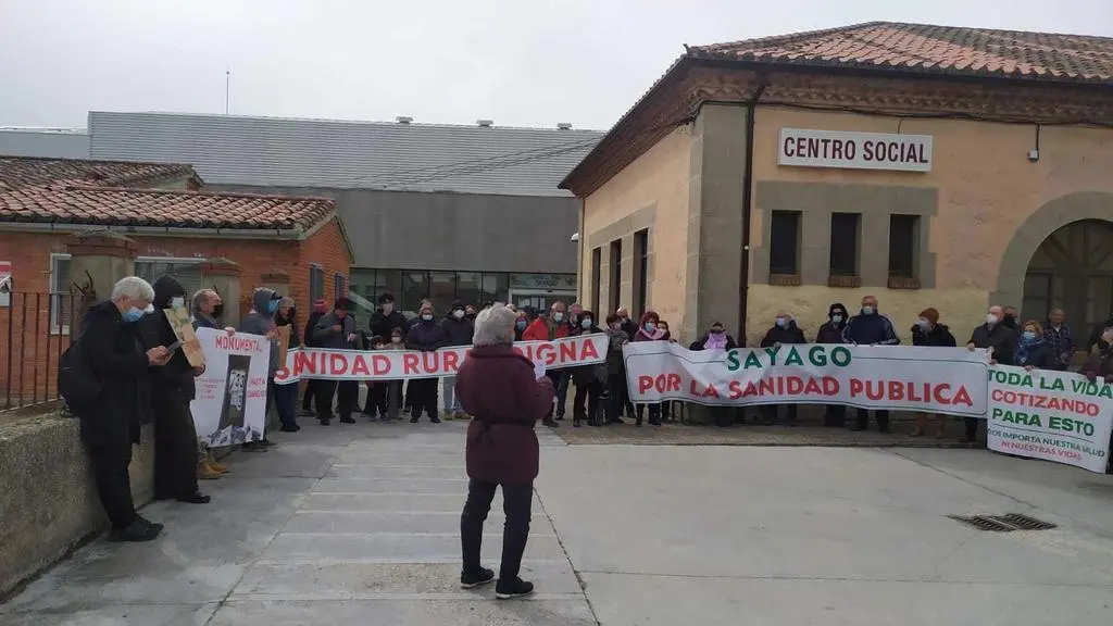 27 protesta de la Plataforma en Defensa de  la Sanidad Pública de Sayago