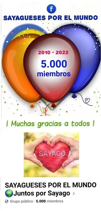 Sayagueses por el mundo celebra sus 5000 seguidores