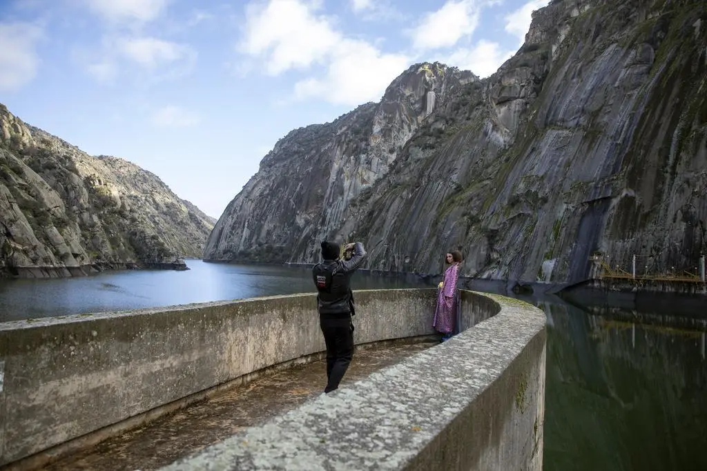Making off Fely Campo en presa Aldeadávila - Iberdrola -SA-