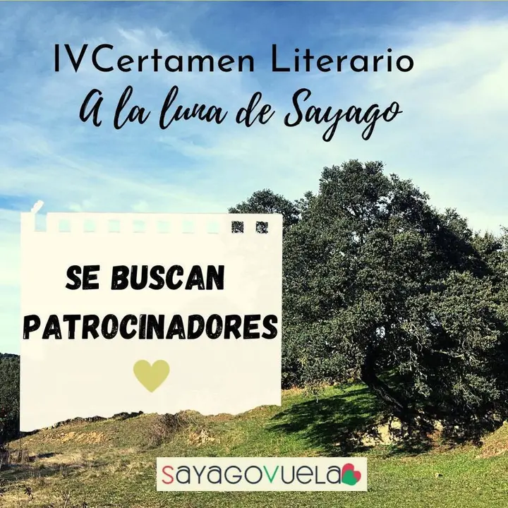 Cartel IV Certamen Literario "A la luz de Sayago"