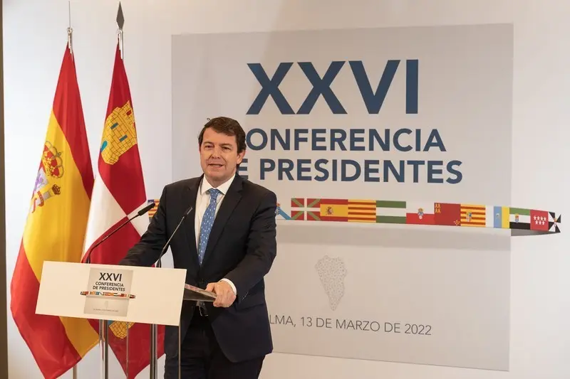 Mañueco, en rueda de prensa tras la Conferencia de Presidentes