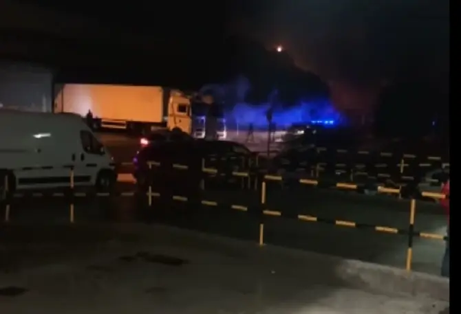 Imagen del incendio del diario Interbenavente