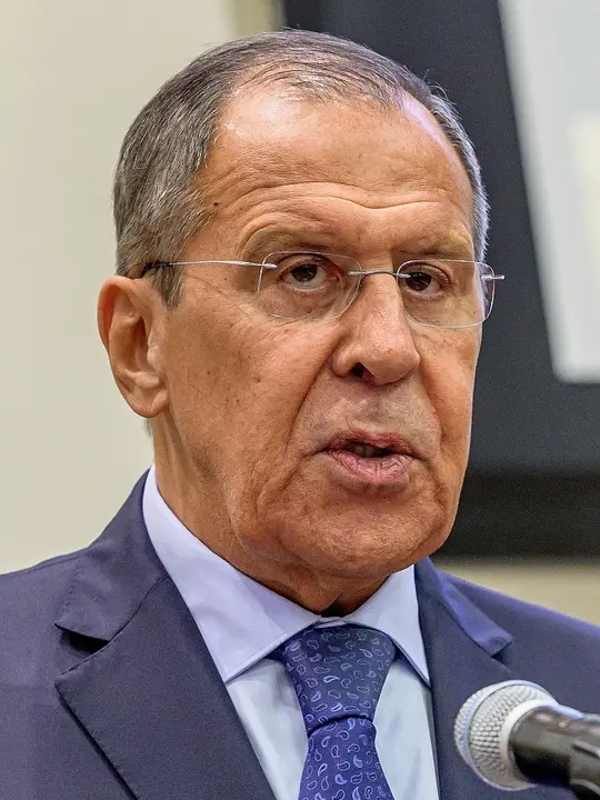 Sergey Lavrov, Minister of Foreign Affairs for the Russian Federation, is seen during the 2019 Comprehensive Test-Ban Treaty Article XIV Conference in Conference Room 2 at United Nations Headquarters in New York, NY, USA on September 25, 2019.