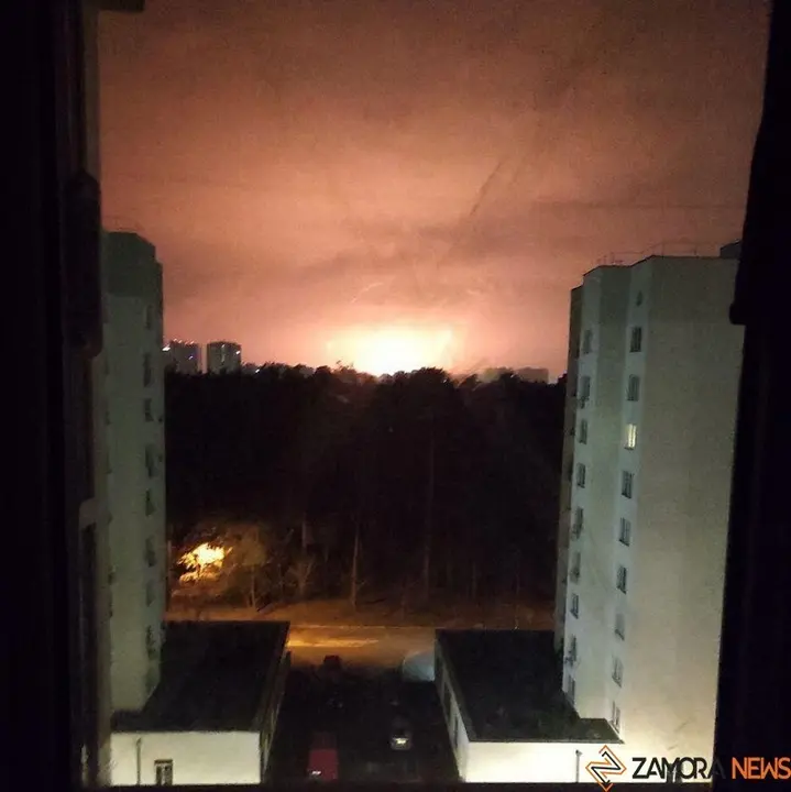 bombardeo en kiev