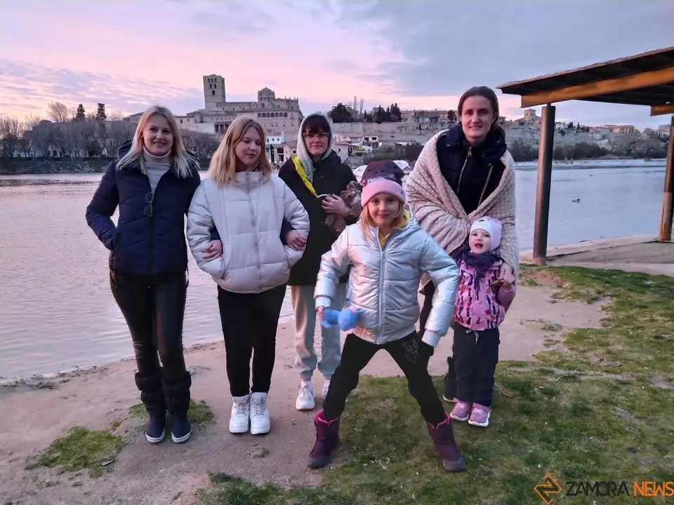 Familia ucraniana en Zamora