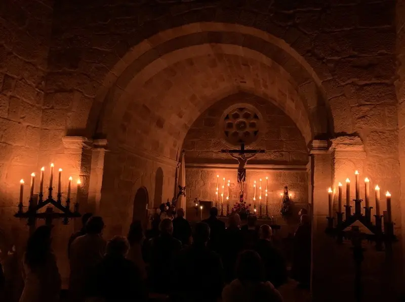 Celebración del acto de Proclamación del Evangelio de la Pasión, Viernes de Dolores, 2021. Archivo de la Hermandad