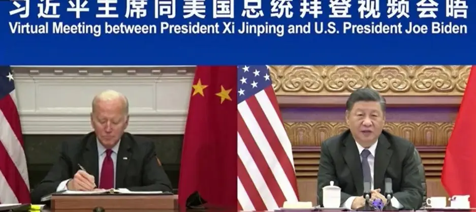 Videoconferencia entre Joe Biden y Xi Jinping