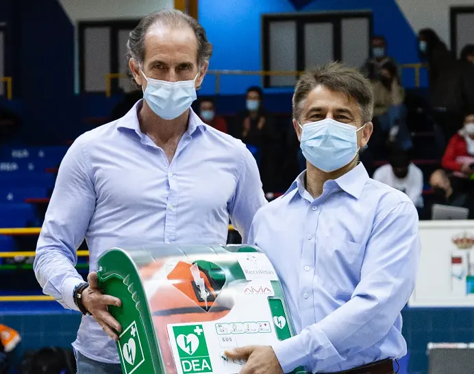 entrega desfibrilador