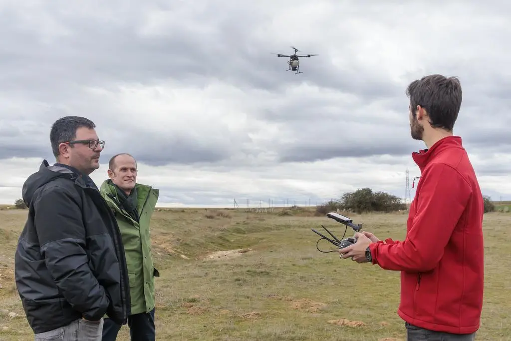 Iberdrola presenta en Zamora al dron reforestador