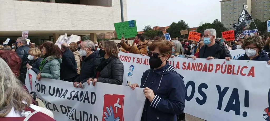 Concentración por la Sanidad Pública. Fotografía: CEDIDA