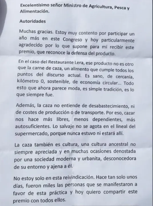 Discurso Lera