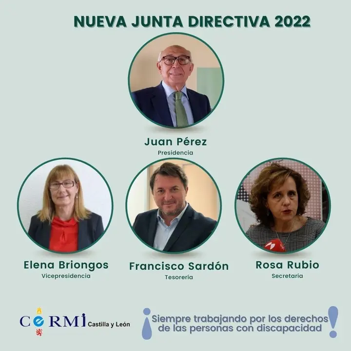 junta directiva CERMI CYL 2022