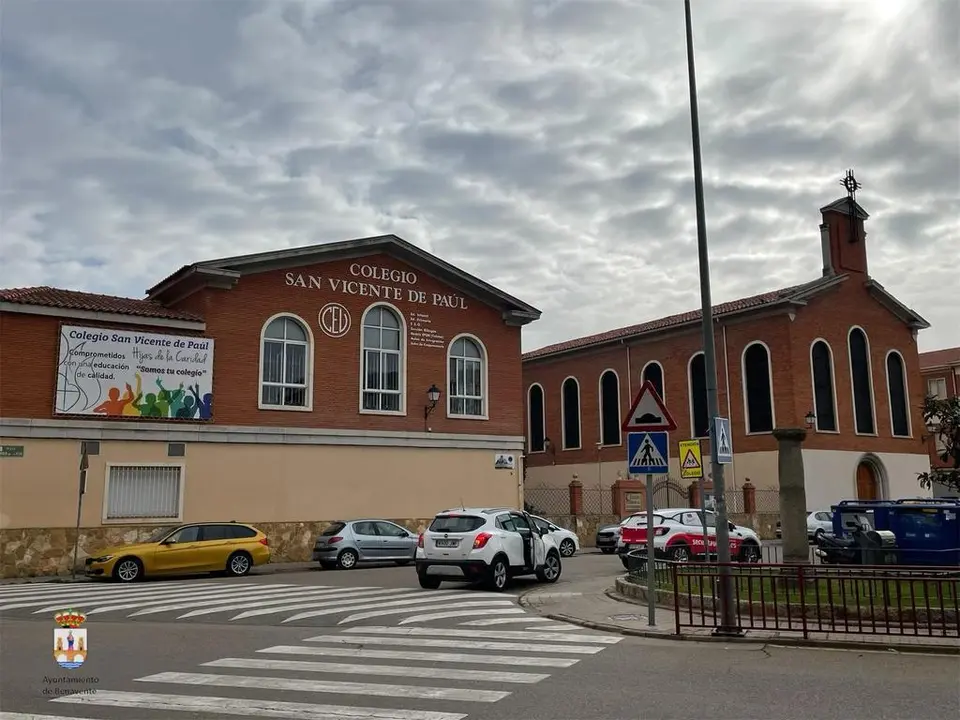 Colegio San Vicente de Paúl. Fotografía: Ayuntamiento de Benavente