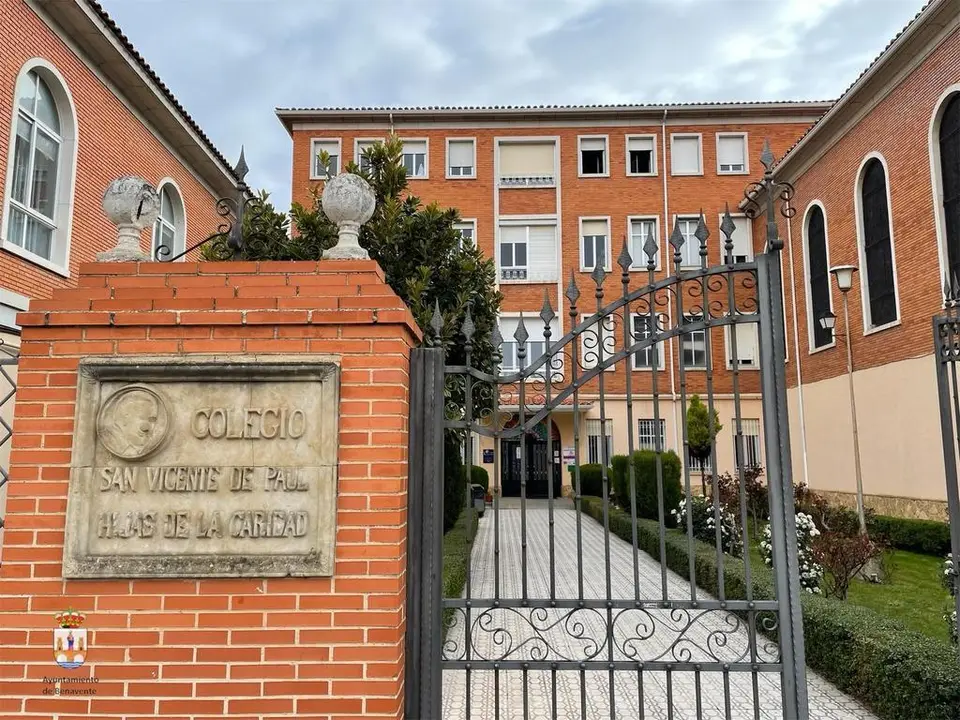 Colegio San Vicente de Paúl. Fotografía: Ayuntamiento de Benavente