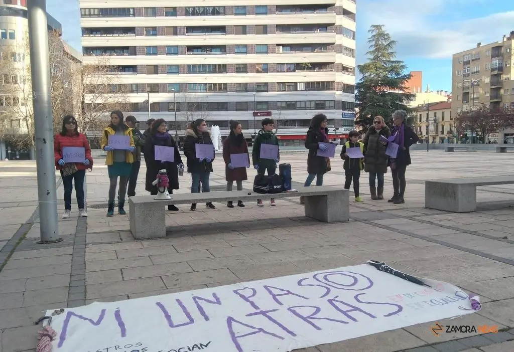 Protesta de la Coordinadora Feminista de Zamora