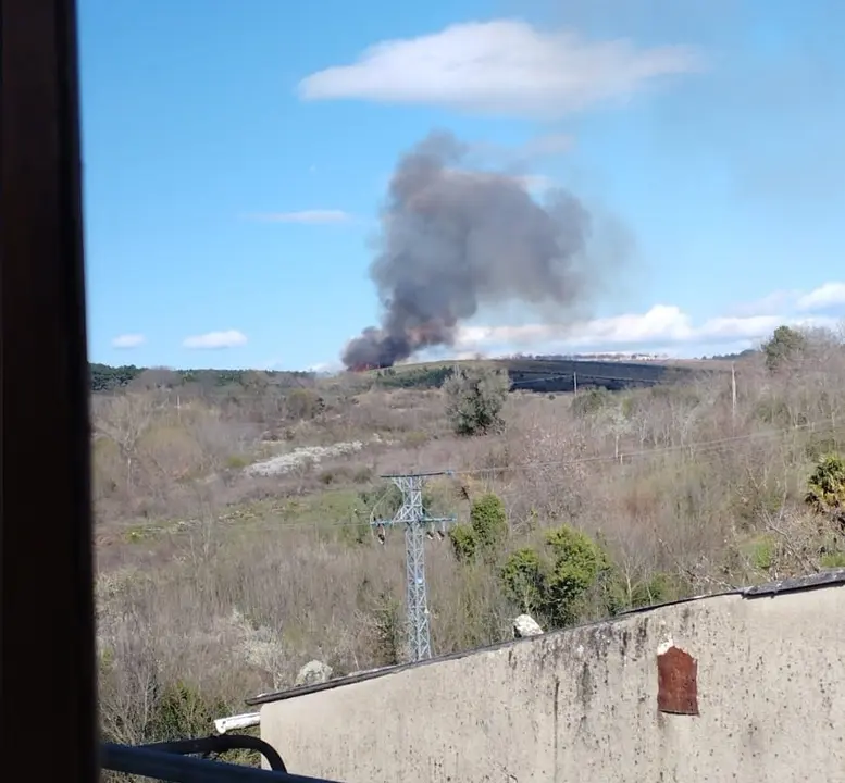Imagen de archivo de un incendio