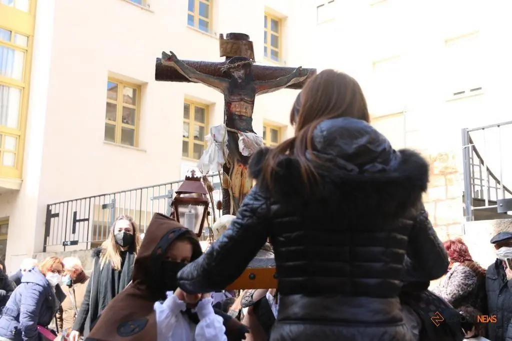 procesión de las Capas Pardas de los alumnos de la Medalla Milagrosa