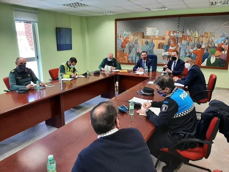 Junta Local de Seguridad en el Ayuntamiento de Benavente