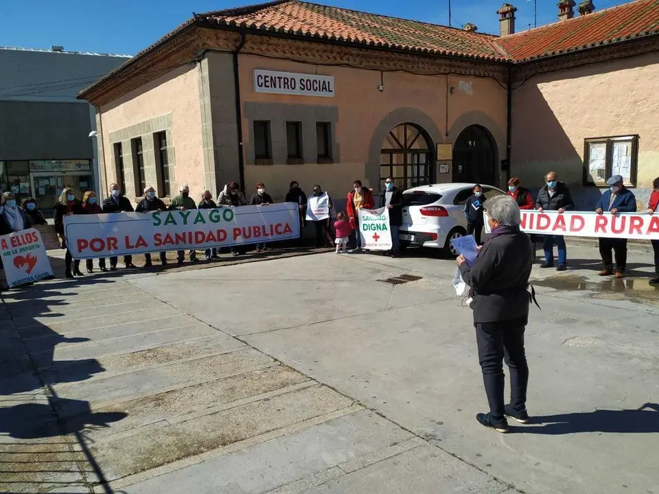 Protesta Sanidad Sayago