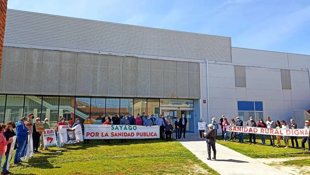 Protesta Plataforma en Defensa de la Sanidad Pública de Sayago