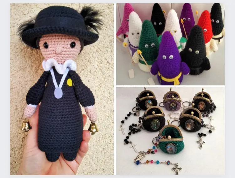 Las creaciones de Ángela orientados a la Semana Santa de Zamora
