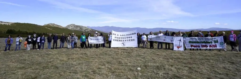 Manifestación proyectos energéticos
