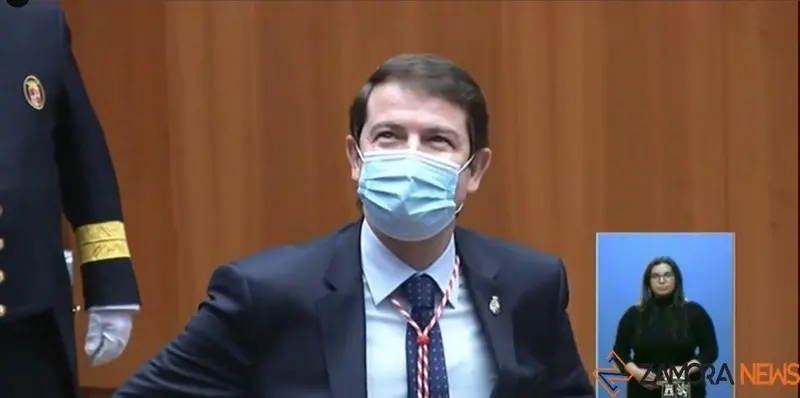 Mañueco, tras la toma de posesión