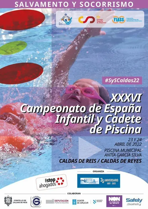 2022-04-22 Cartel Campeonato de España Infantil y Cadete de Piscina