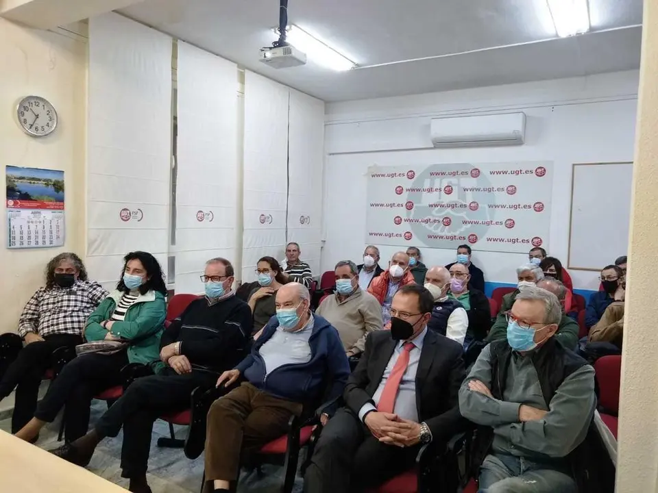Público durante la segunda jornada organizada por la Unión de Jubilados y Pensionistas de UGT (UPJ-UGT)