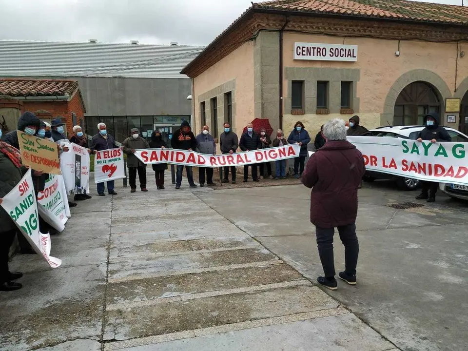 33 Protesta de la Plataforma en Defensa de  la Sanidad Pública de Sayago. Fotografía: CEDIDA