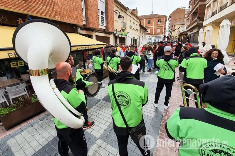 Charangas en Benavente. Foto Interbenavente