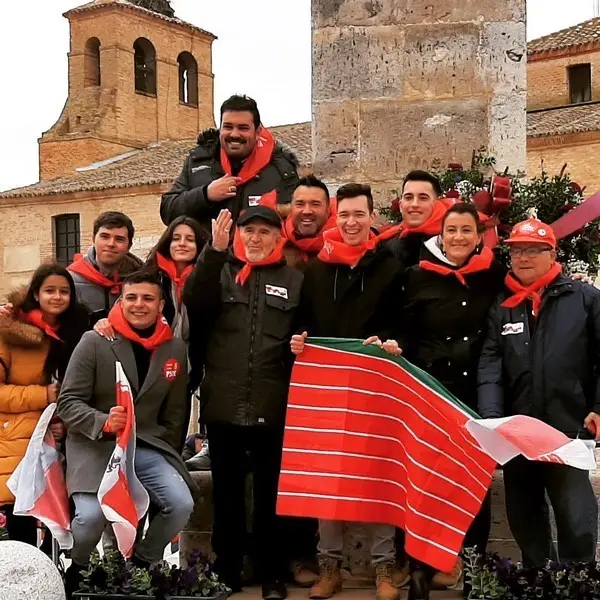 La bandera de Zamora en Villalar de mano del PSOE, Foto Twitter