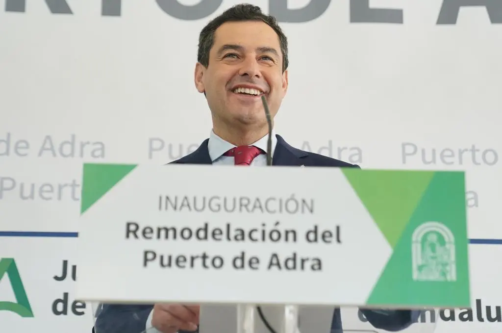 El presidente de la Junta de Andalucía, Juanma Moreno