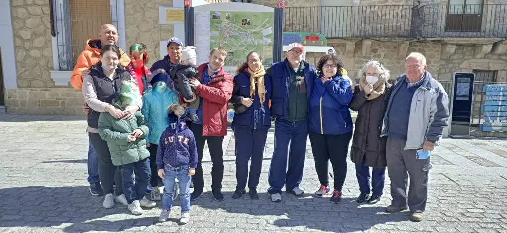 Acción norte fermoselle MAr, jose luis y bárbara, Vladi, Inna y los niños