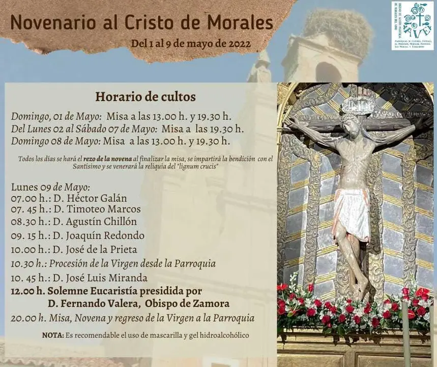 Cartel novenario Cristo de Morales