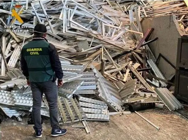 Actuación de la Guardia Civil en varios hurtos en explotaciones agrícolas