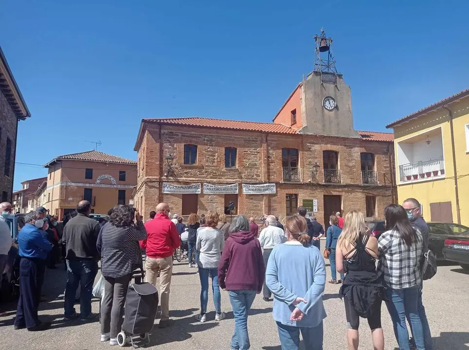 Protesta de Plataforma en Defensa por una Sanidad Pública en la Zona Básica de Salud de Tábara