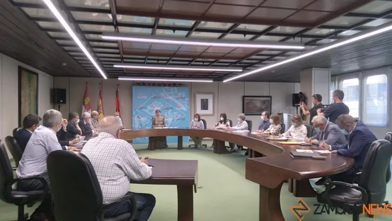 Comisión Territorial de Coordinación presidida por Clara San Damián