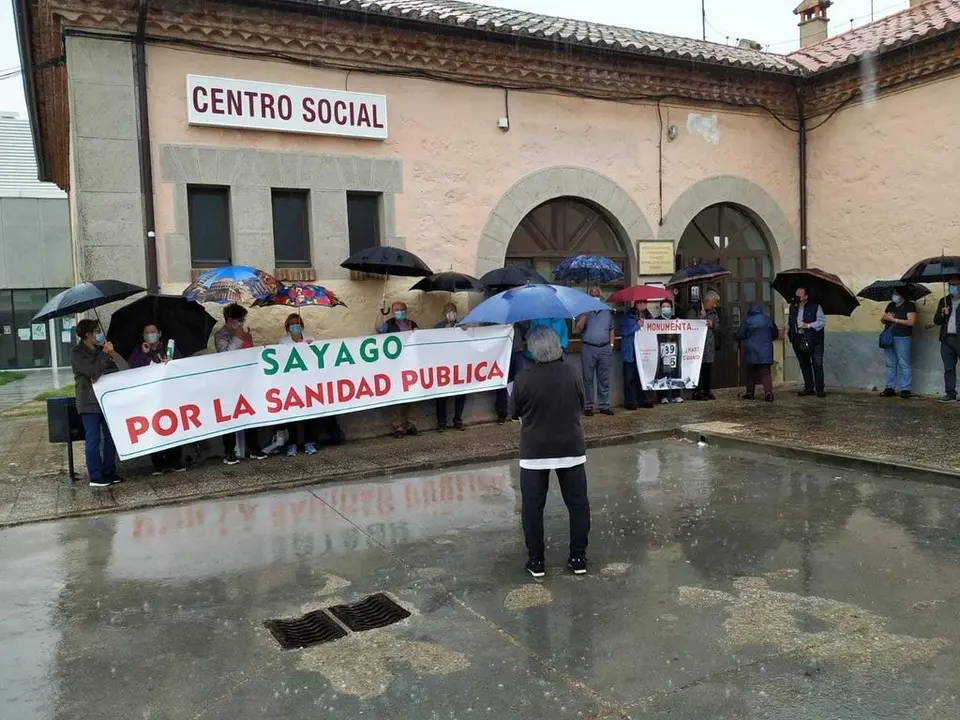 36 protesta de la Plataforma en Defensa de la Sanidad Pública de Sayago. Fotografía: CEDIDA