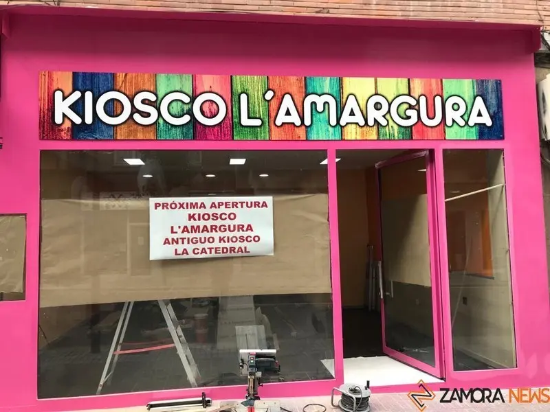 Nuevo kiosko en la calle Amargura