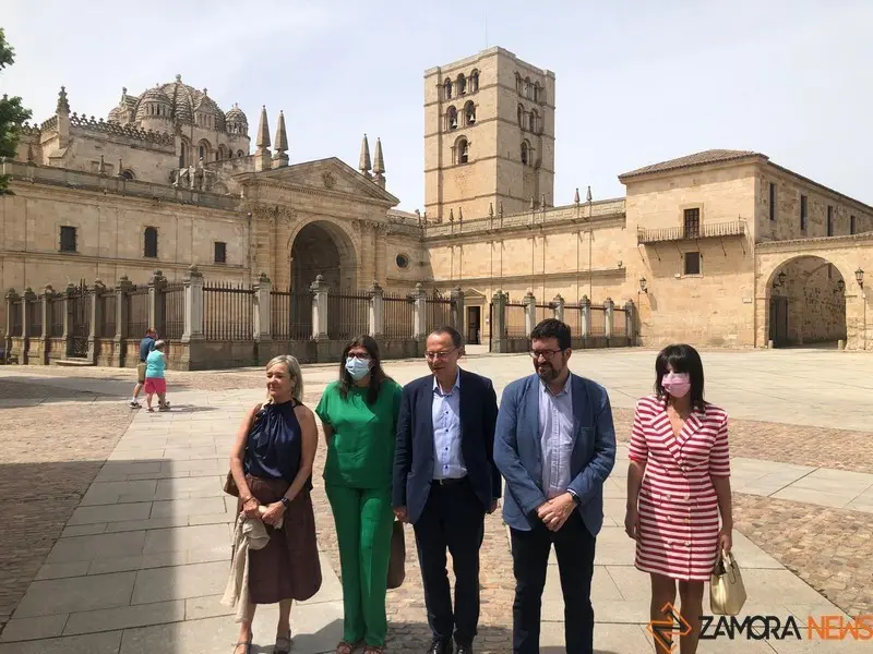 El secretario de Estado de Empleo durante su estancia en Zamora. Foto Marcos Vicente