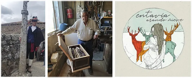 "Joselito" muestra sus flautas. Foto Interbenavente