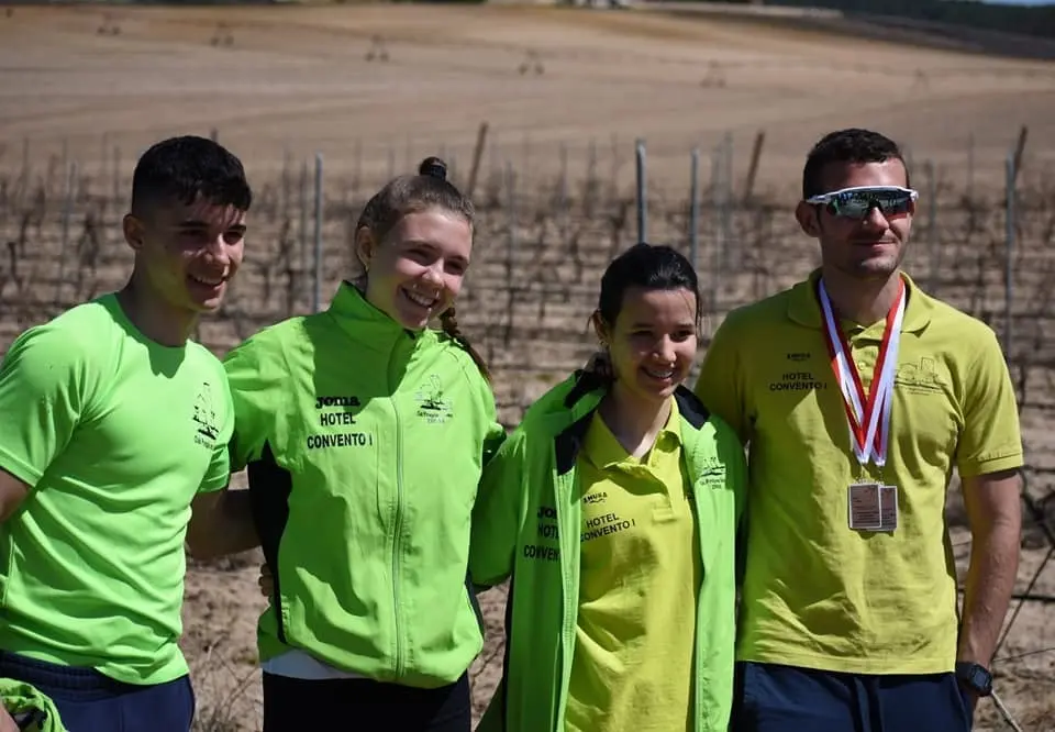 Los palistas del Piragüismo Duero Zamora en el pasado Campeonato Regional de Velocidad. Fotografía: Piragüismo Duero Zamora Facebook