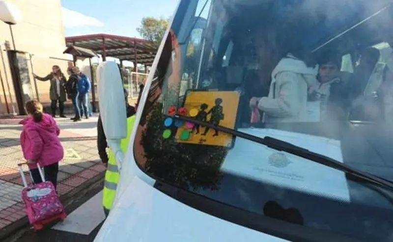 Bus escolar en León. Foto Leonoticias