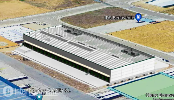 proyección de la nueva nave en el Centro de Transportes de Benavente