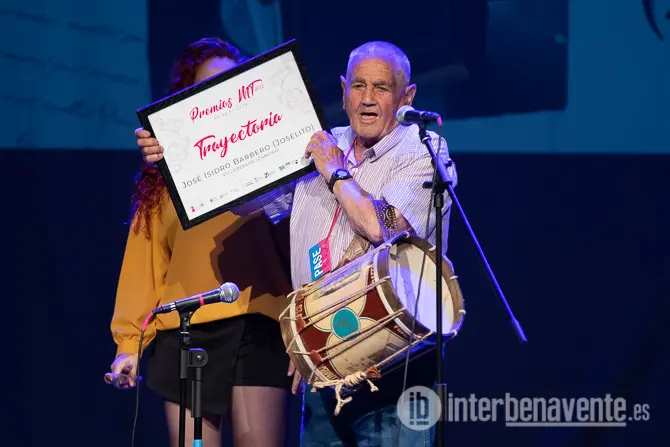 José Isidro Barbero en la entrega de premios MT 2022 Reino de León a la TRAYECTORIA